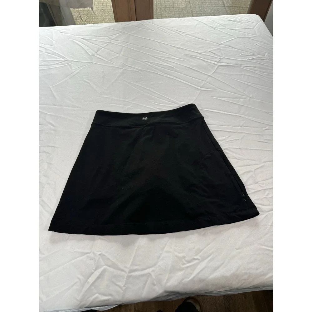 ATHLETA Skort Skirt Black Athletic‎ Size Small Excellent Shape Golf Pickleball